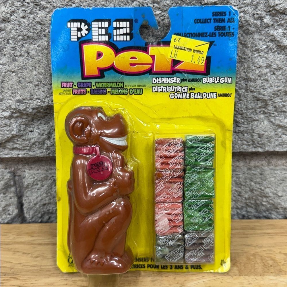 Vintage Pez Petz 1998 Grinz